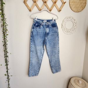 Betro Simone Acid Wash High-Rise Cropped Jeans Women's Size 28